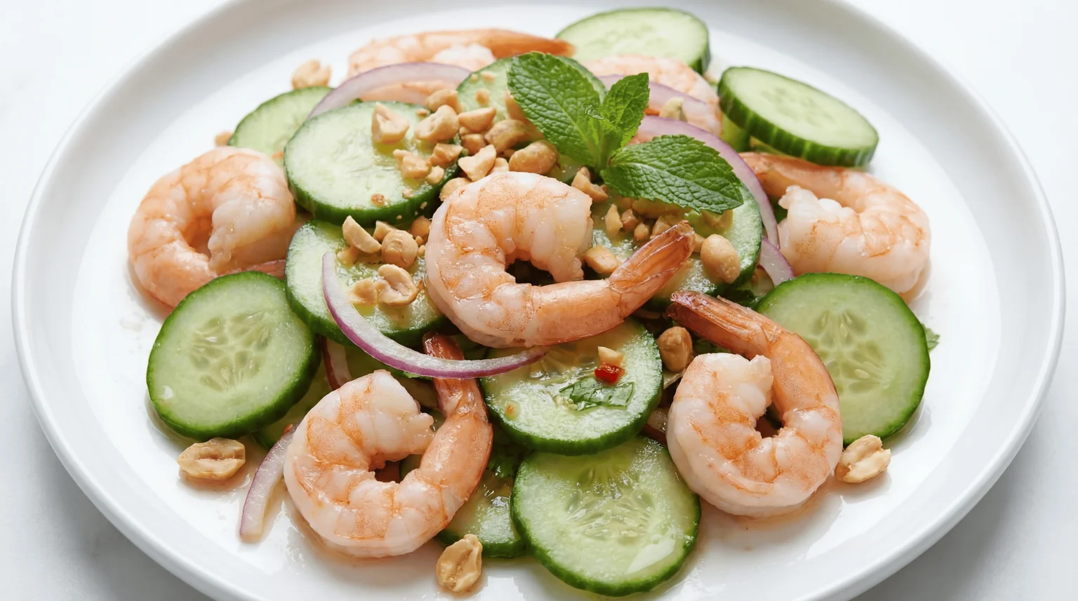Thai Cucumber & Shrimp Salad
