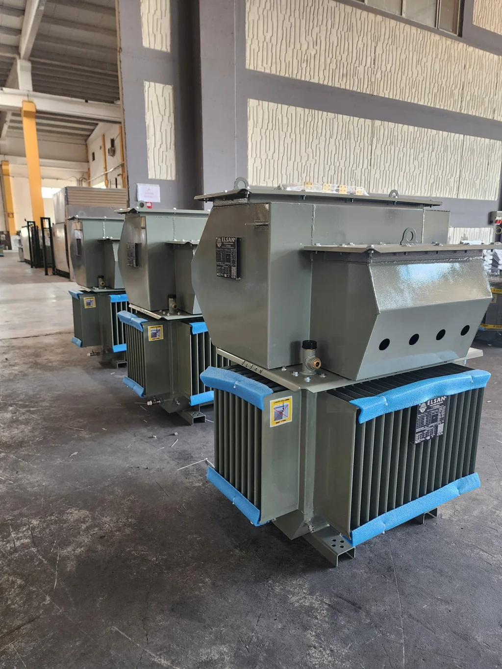 Testing phase of high-voltage equipment