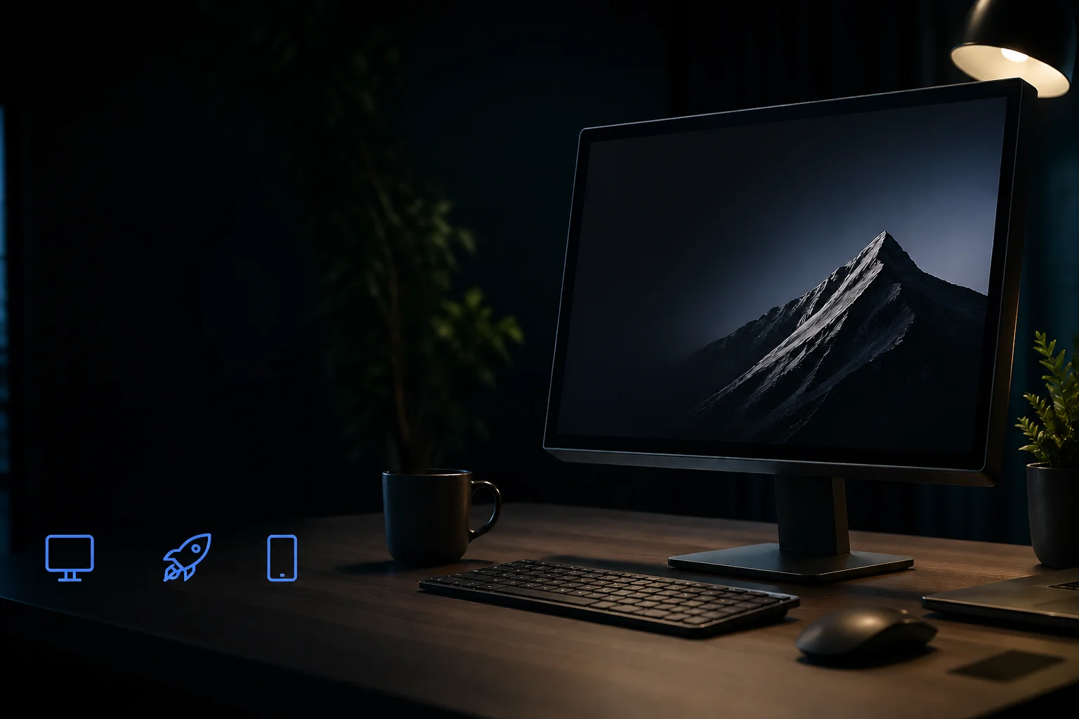 Web development workspace
