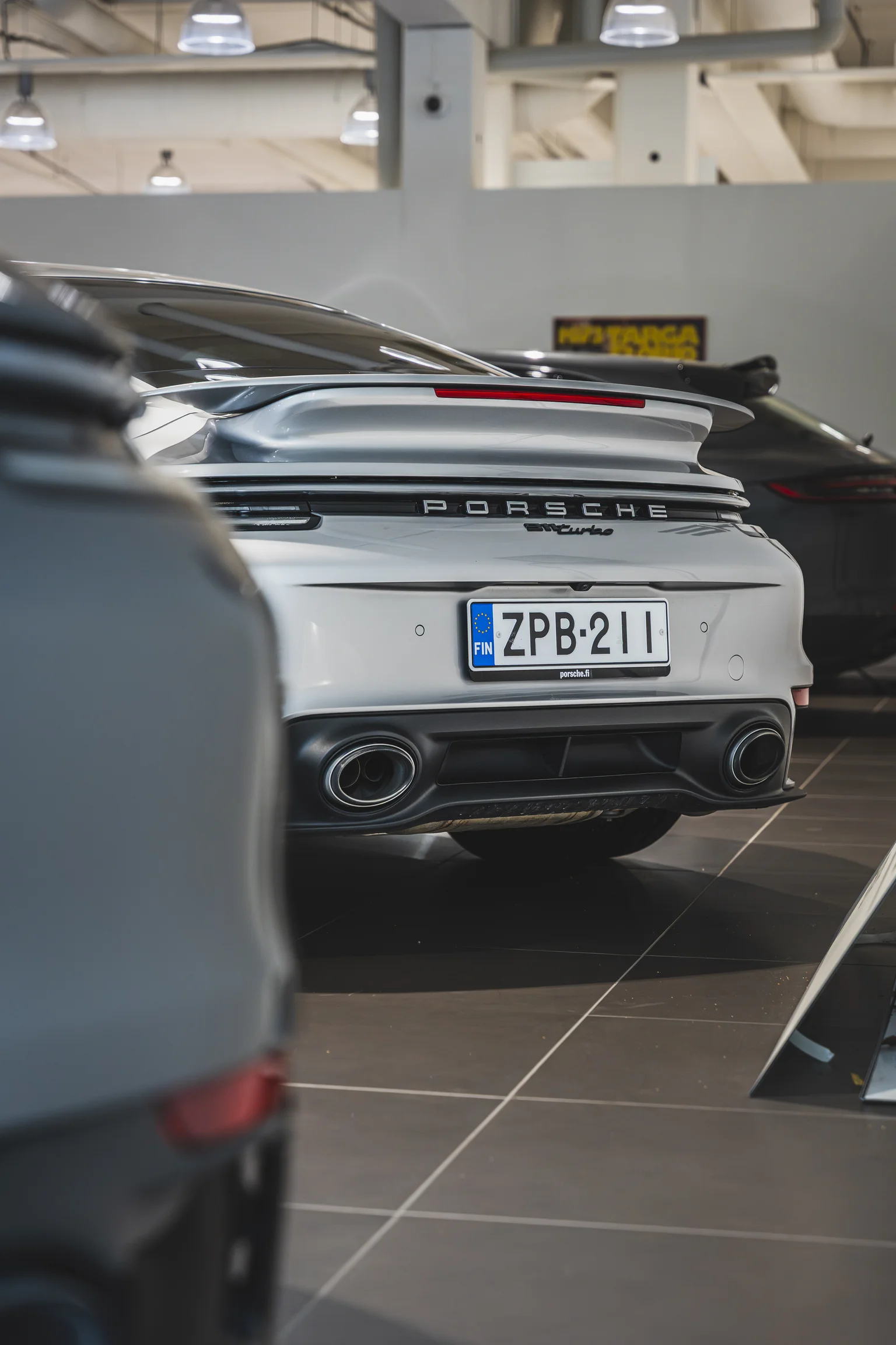 Luxury sports car cinematic showcase