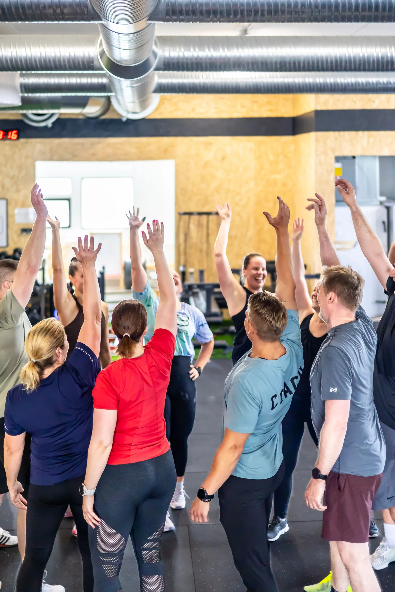 Gym interior and equipment