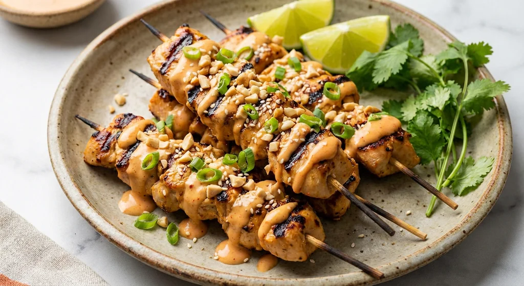 Bang Bang Chicken Skewers Recipe