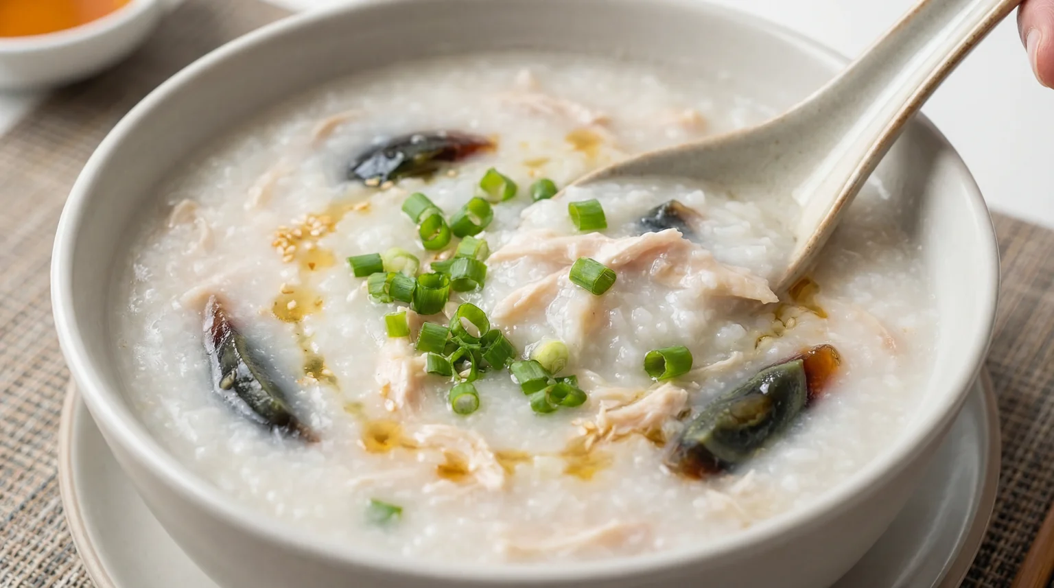 How to Make the Best Cantonese Congee Ever - Classic Chinese Breakfast Recipe