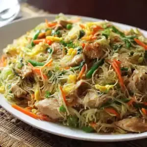 Filipino Chicken Pancit Stir-Fry