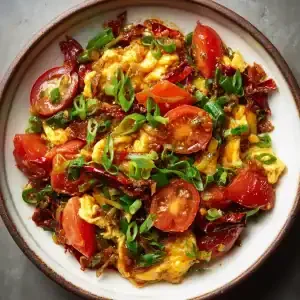 Chinese Tomato Egg Stir Fry