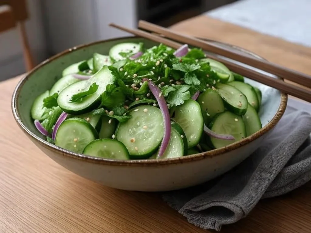 Crunchy Asian Cucumber Salad