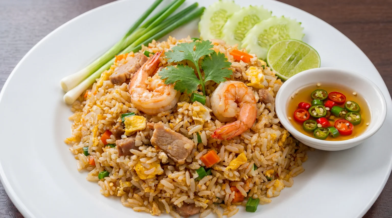 Authentic Thai Fried Rice (Khao Pad) Recipe