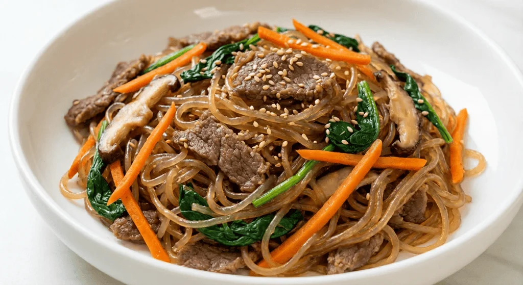 How to Make Delicious Korean Glass Noodles (Japchae)
