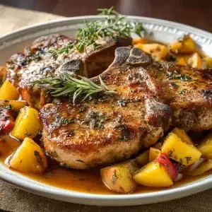 How to Make Tender Apple Braised Pork Chops