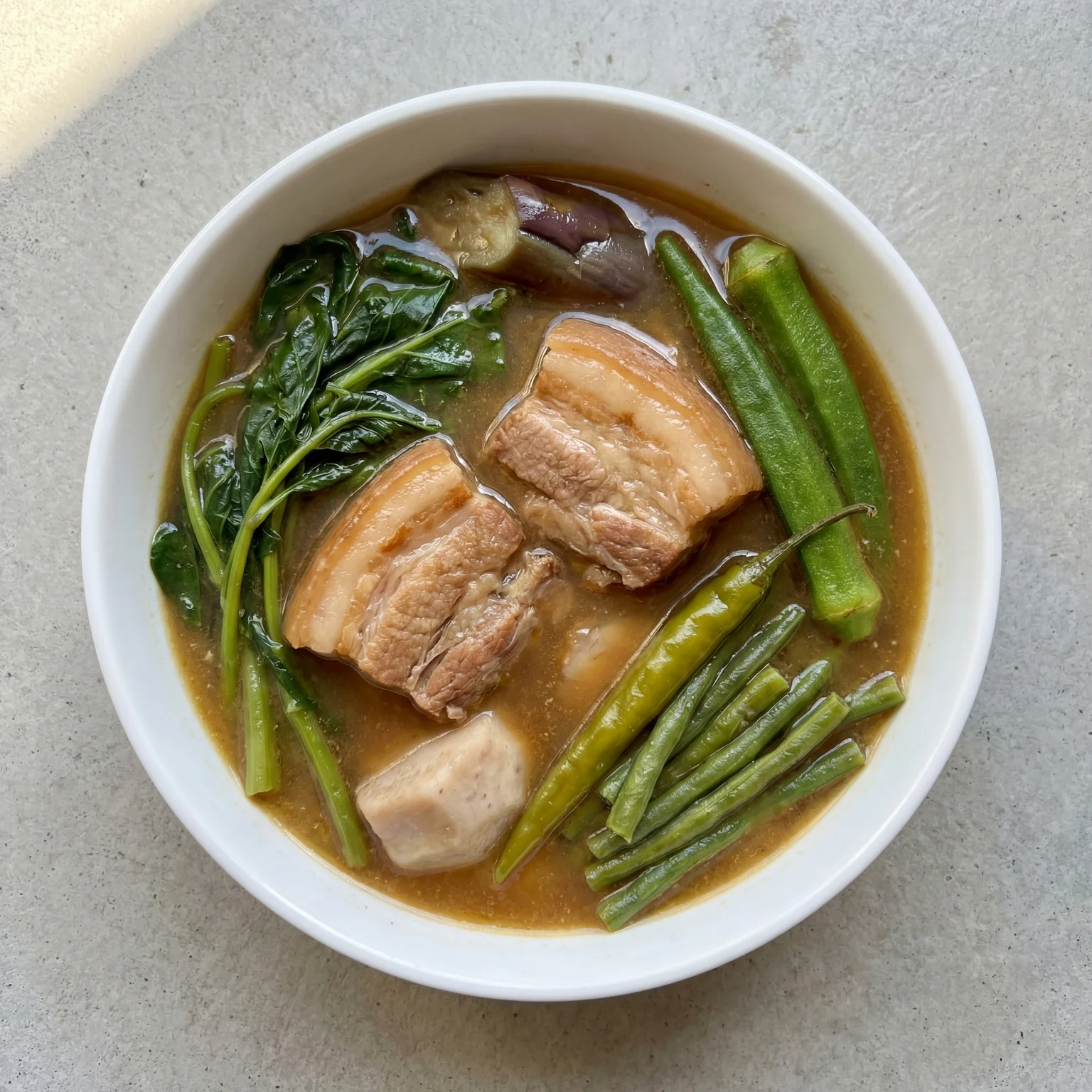 Sinigang na Baboy – Authentic Filipino Tamarind Soup