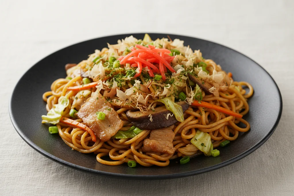 Japanese Yakisoba Stir Fry Noodles Recipe | Asian Foods Daily