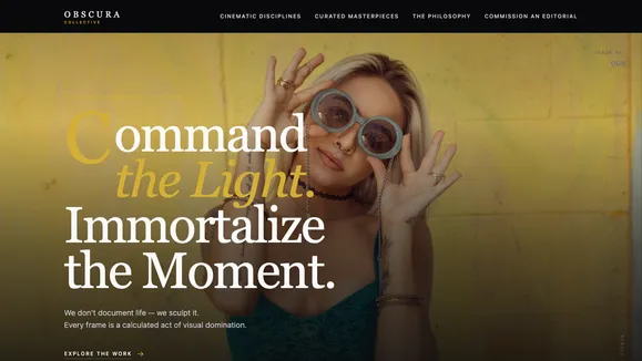 Aperture Fineart template preview