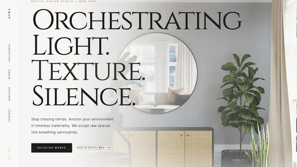 Aura Interior template preview