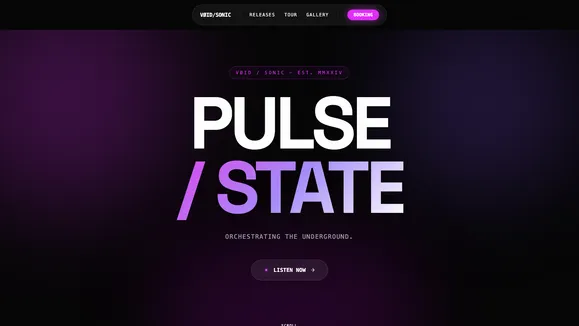 VØID / SONIC template preview