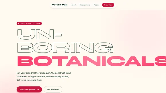 Bloom Florals template preview