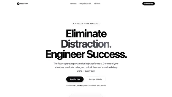 Focus Flow template preview