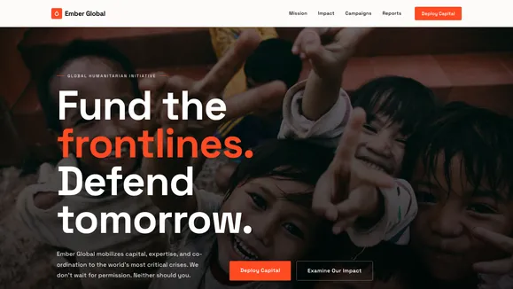 Global Impact Ngo template preview