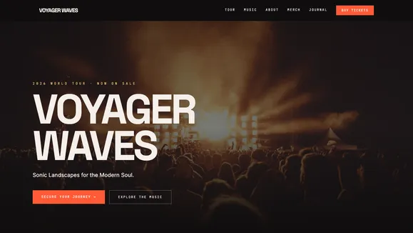 Indie Pulse template preview