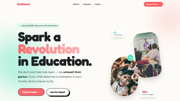 KindHands template preview