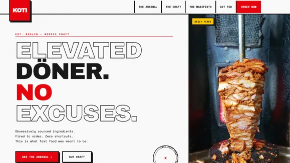 Koti Kebab template preview