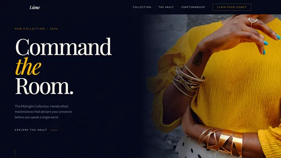 Lúme Jewelry template preview