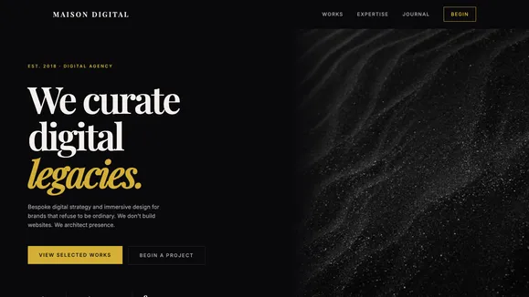 Maison Digital template preview