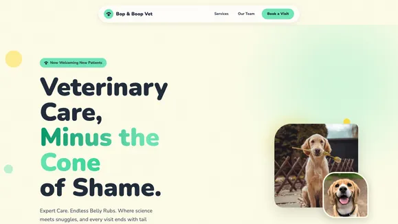 Paws & Claws template preview