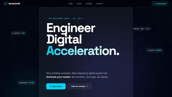 Syntax Craft template preview