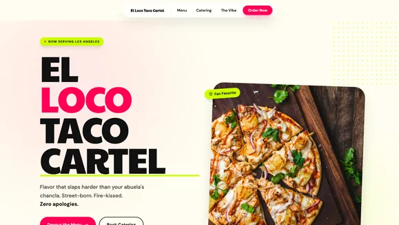 Taco Fiesta template preview