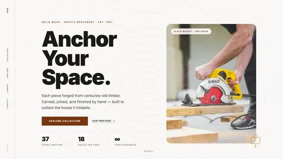 Knot & Grain template preview