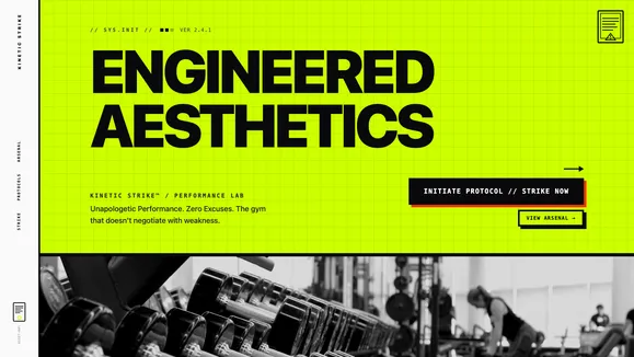 Velocity Fitness template preview