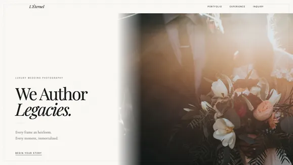 Velvet Vows template preview