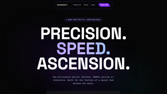 Vertex Gaming template preview