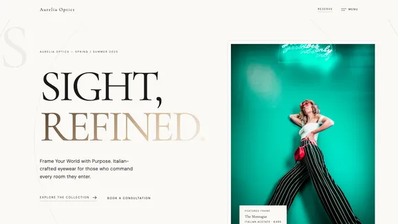 Vision Optics template preview