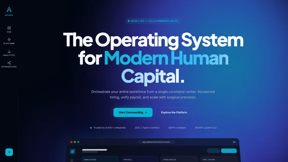 Work Force Hq template preview